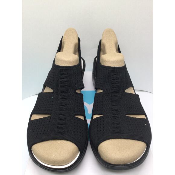 Bzees Double Up Slingback Wedge Sandal 9W NIB - Picture 11 of 12